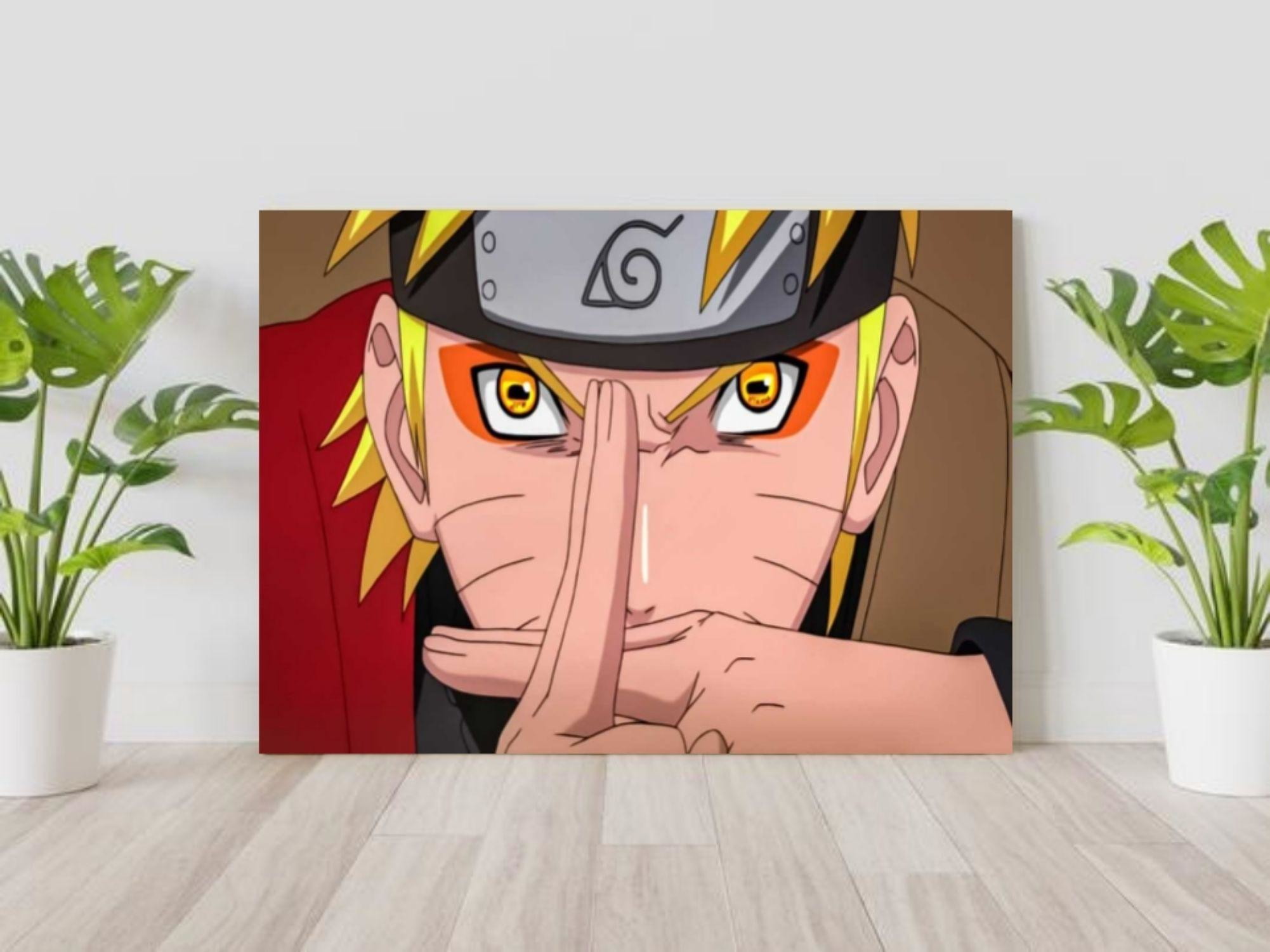 Criativo projeto dos desenhos animados naruto ímãs de geladeira 6pcs 3d no  estilo ninja adesivos de quarto magnético de decoração de casa de diy  decoração de parede zl435 / Ornamentos ~