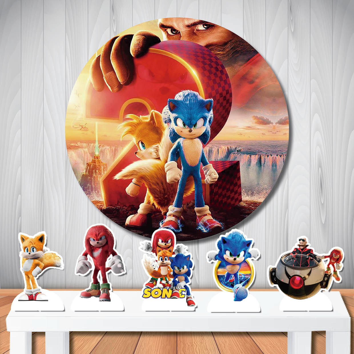 Painel Sonic O Filme - 2,00x1,50m