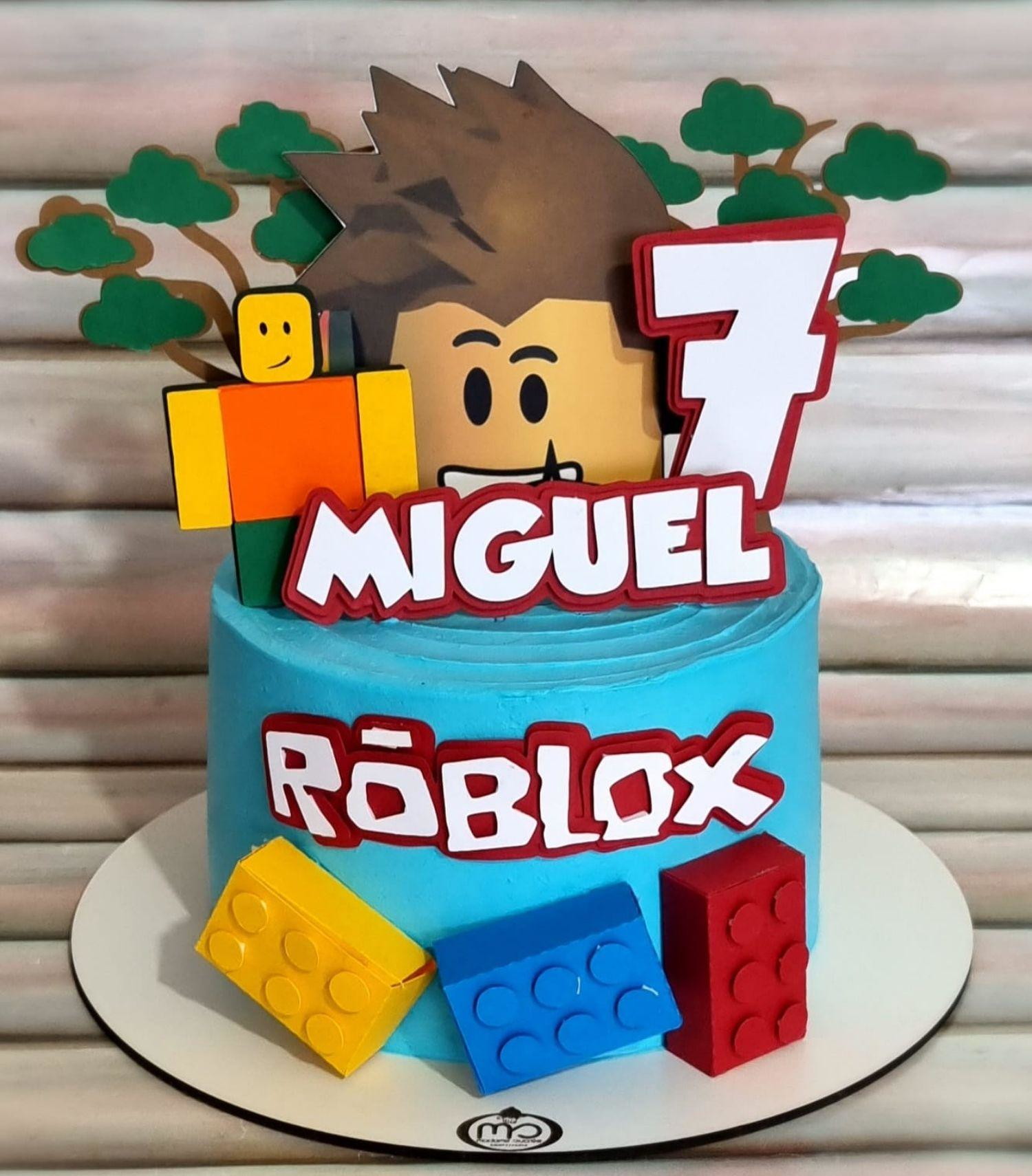 Topo de Bolo Roblox, Loja CK ATELIER