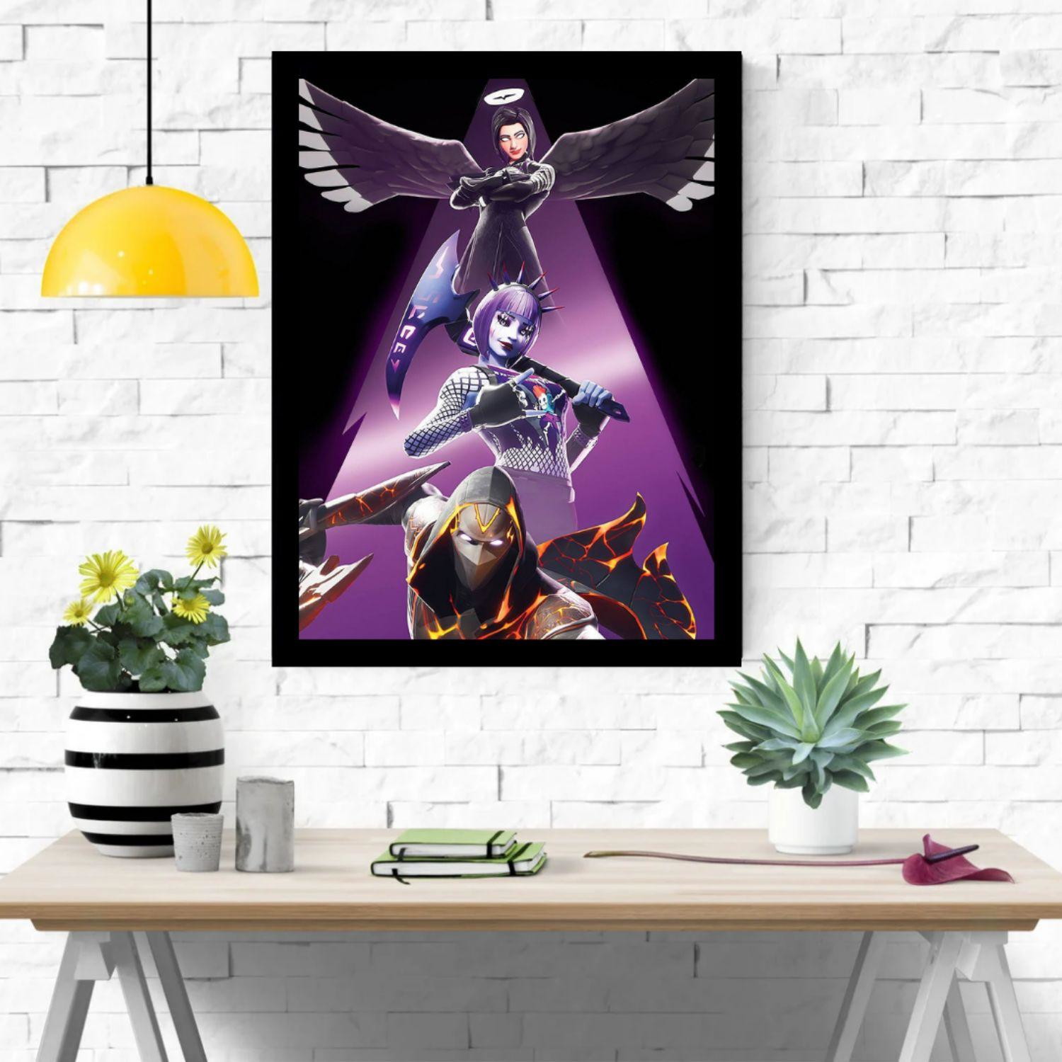 Quadro para Quarto Fortnite 45 x33 A3 - Tudo4Home - Quadro Decorativo -  Magazine Luiza