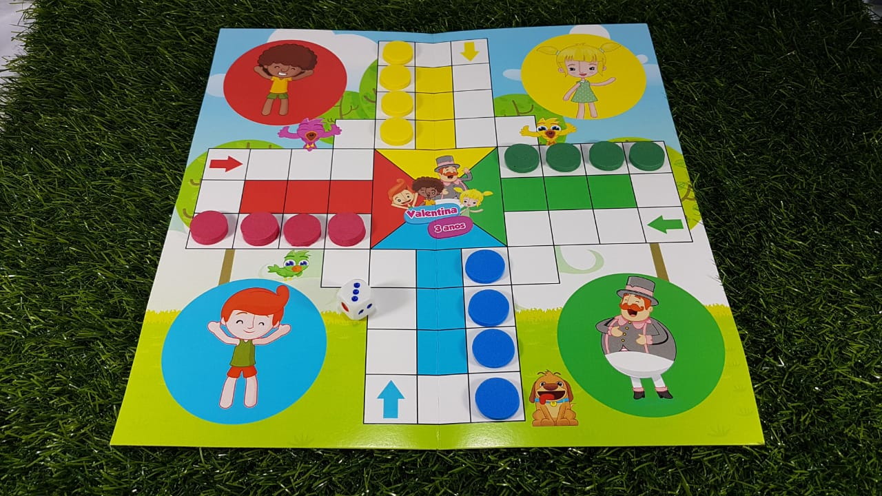 Jogo de Ludo – Tabuleiro com Borda - CIABRINK