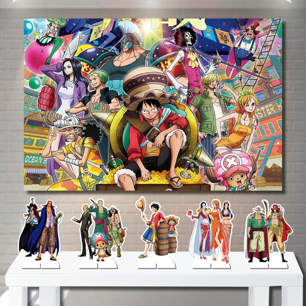 Kit Festa 3d One Piece Aniversário Completo