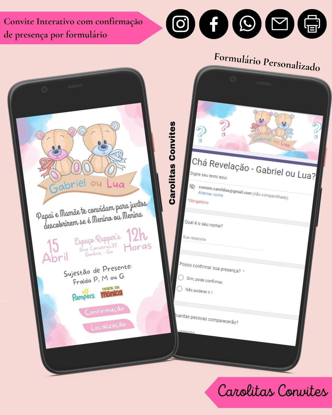 Como criar convite para festa com confirmação de presença no Google Forms