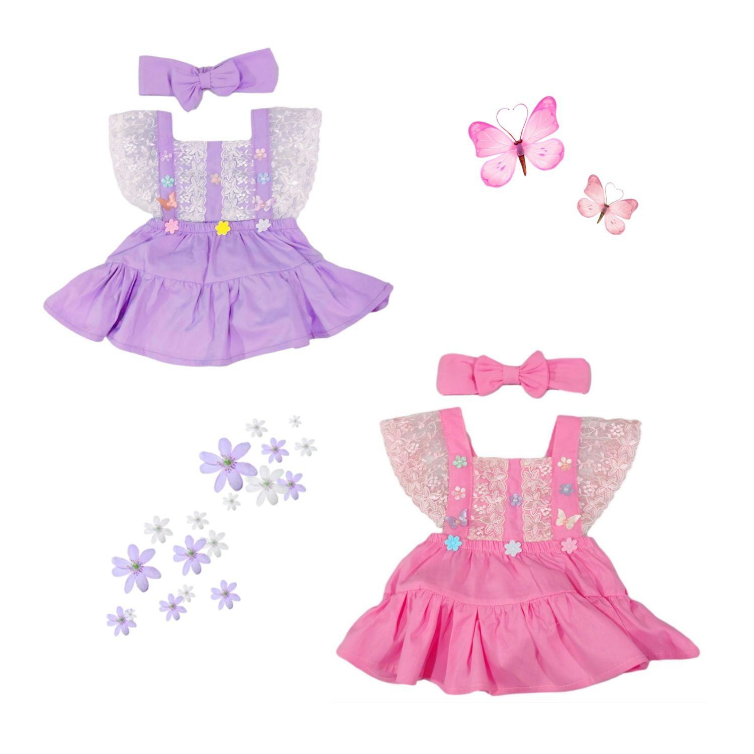 Romper Barbie Lantejoula Body Salopete Fantasia Vestido Saia Jardineira  Roupa Infantil Bebê Pink Rosa