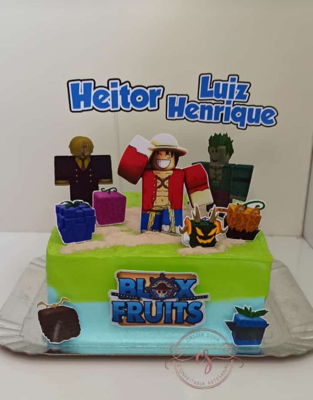 Arquivo de corte silhouette topo de bolo game blox fruits