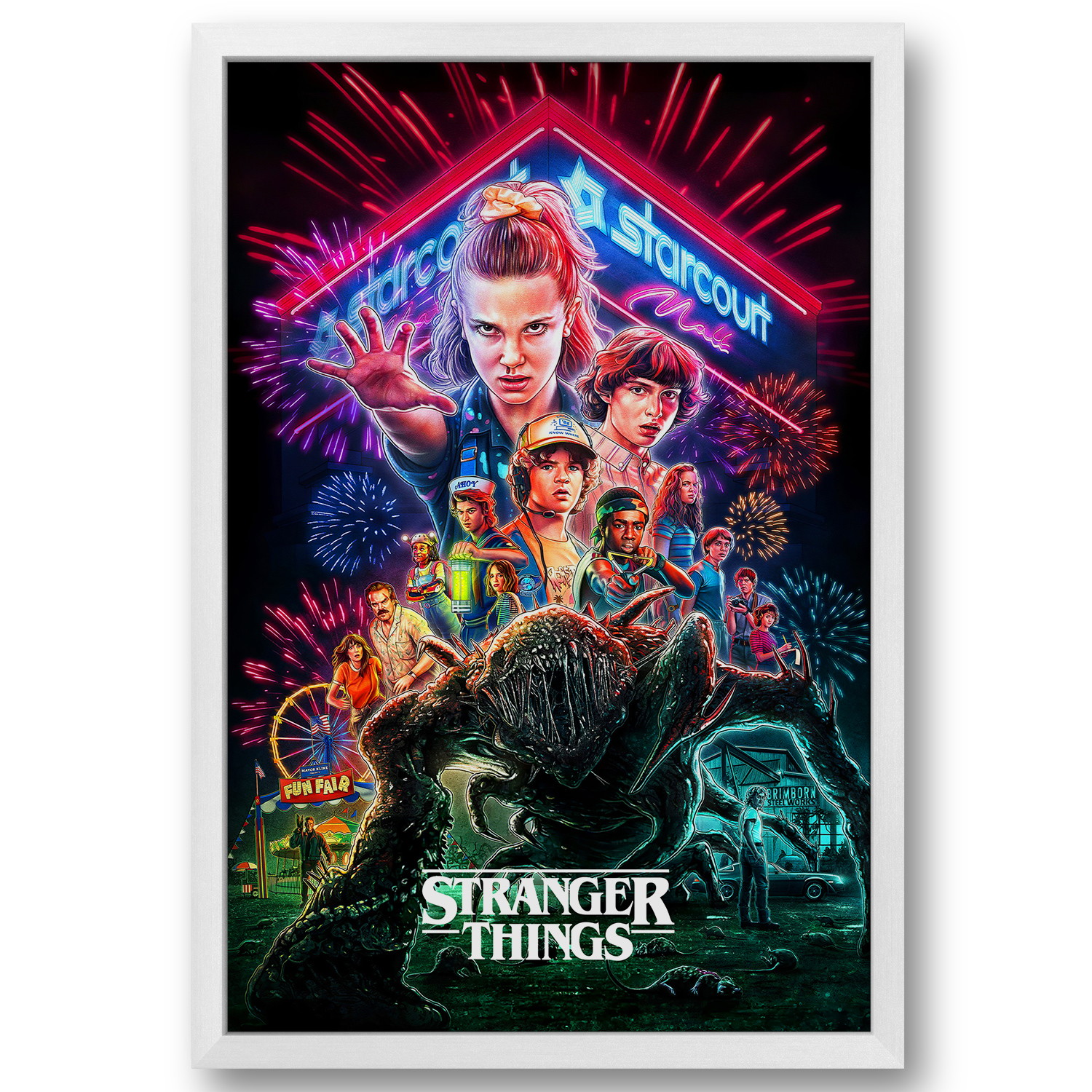 Quadro Série Stranger Things - 40x60cm