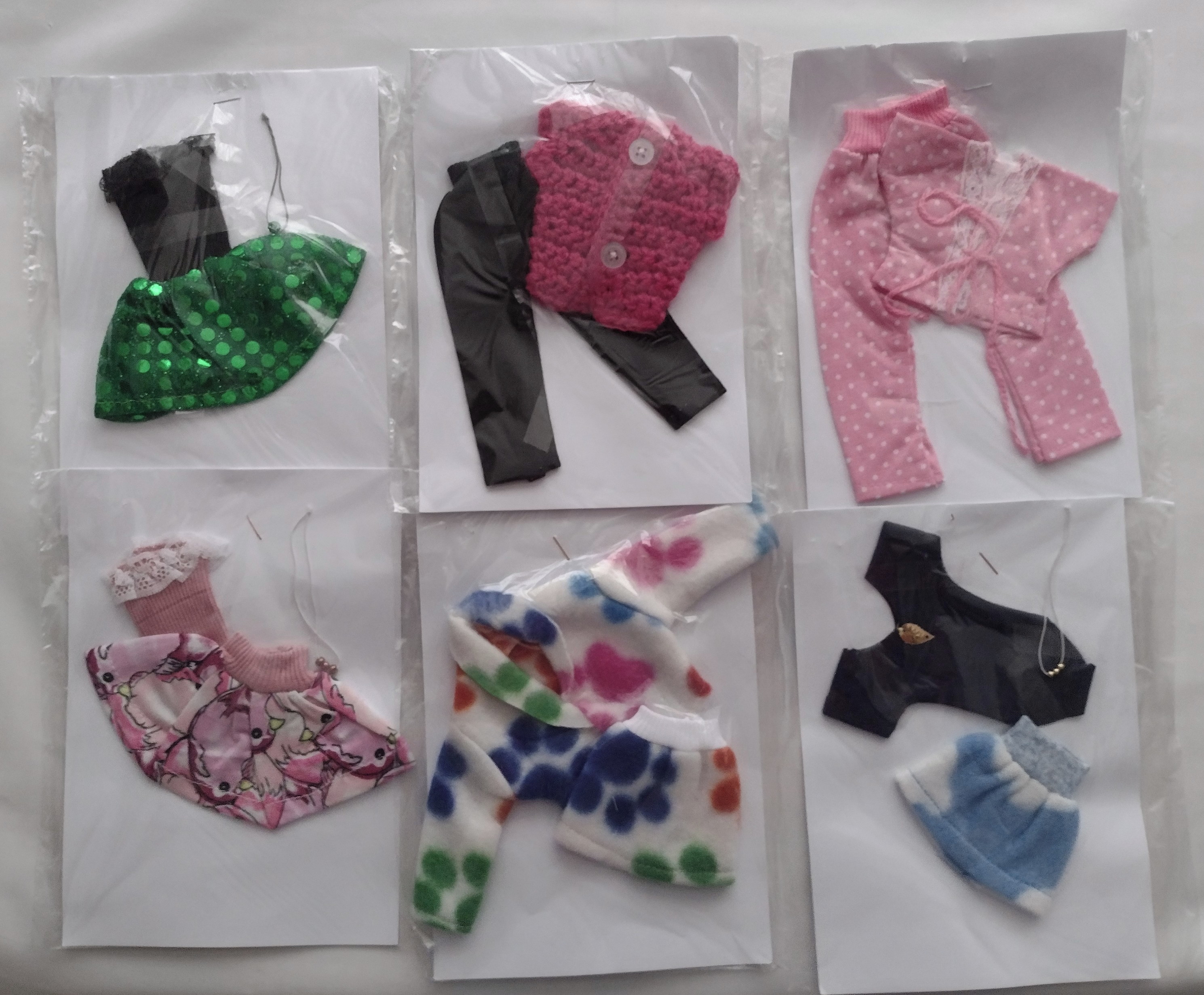 Roupas para Bonecas Barbie Kit 60