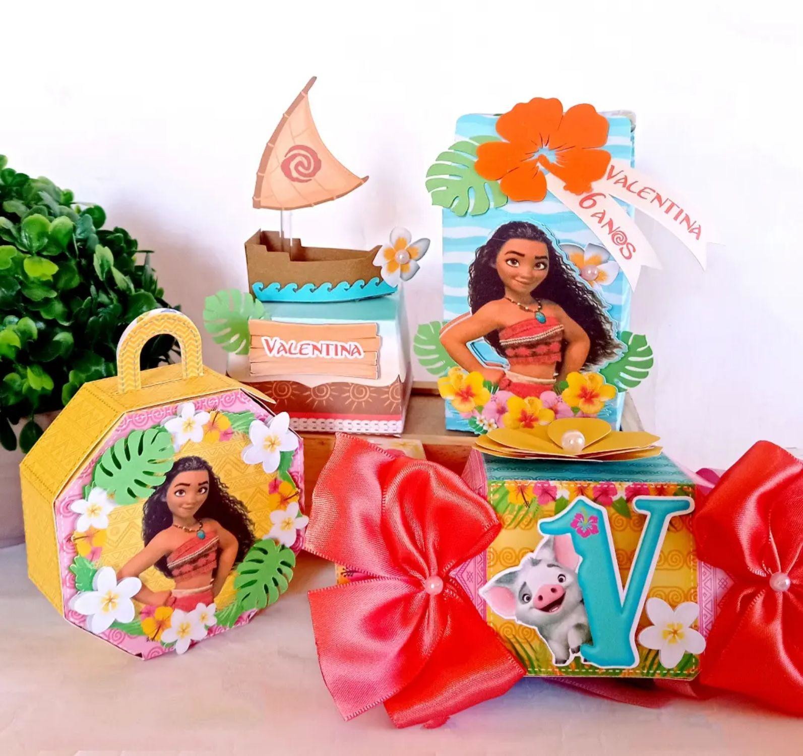 Kit Maquiagem Infantil Moana