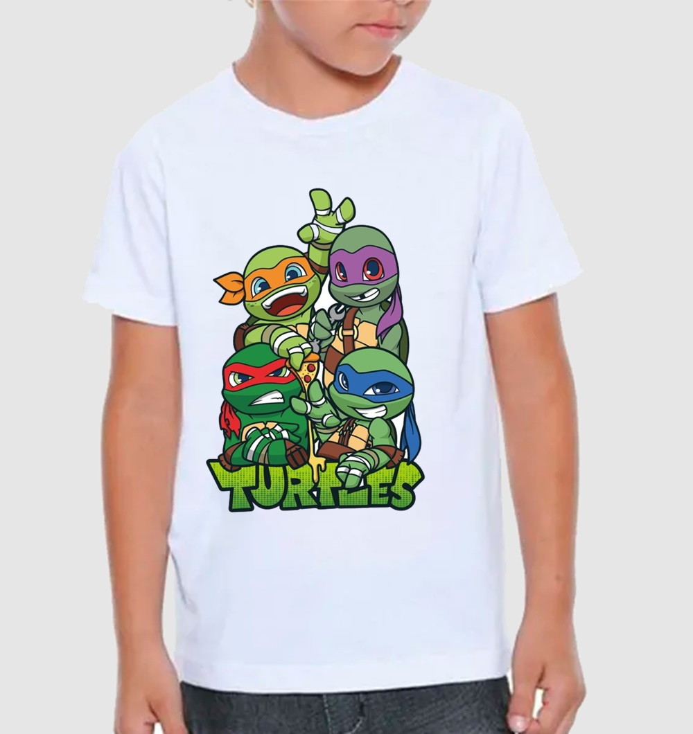 Camiseta tartaruga ninja desenho infantil - DESIGN CAMISETAS - Camiseta  Infantil - Magazine Luiza