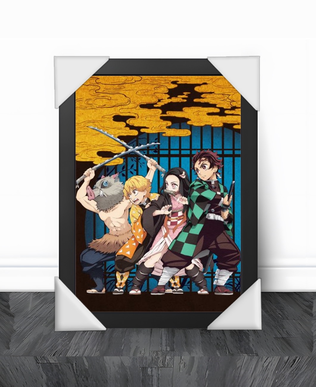 Quadro decorativo Poster Zenitsu Desenho Demon Slayer Arte para