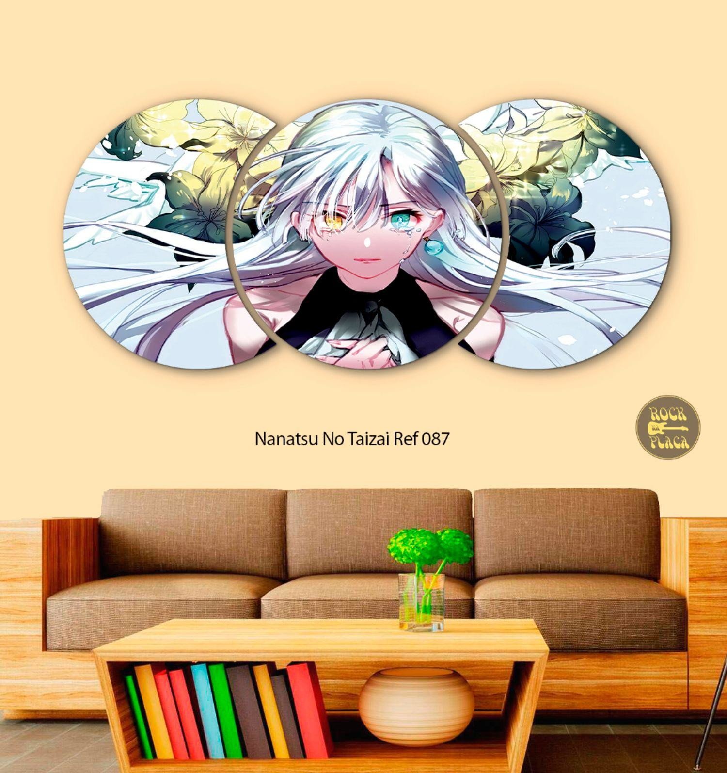 Quadro Decorativo A4 Anime Nanatsu no Taizai