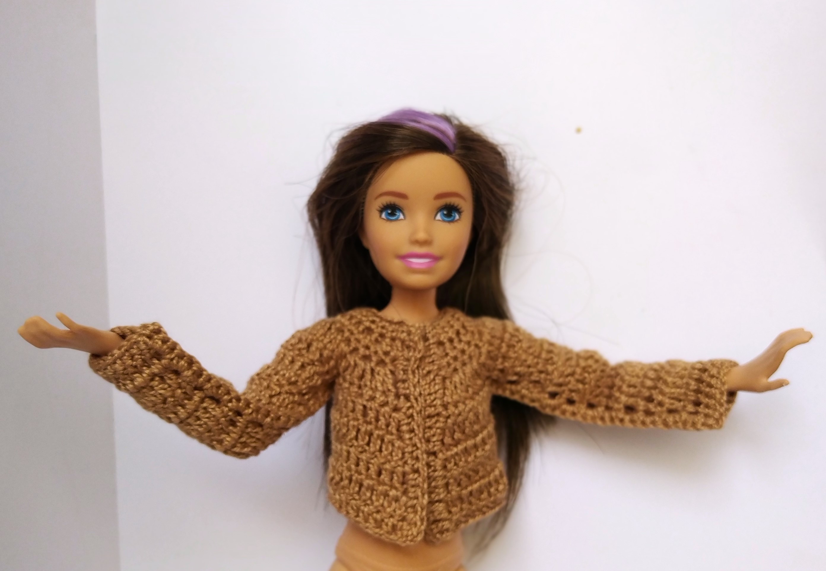 Ensinando a Fazer casaco croche para barbie …  Roupas de crochê para  bonecas, Roupas, Estilo barbie