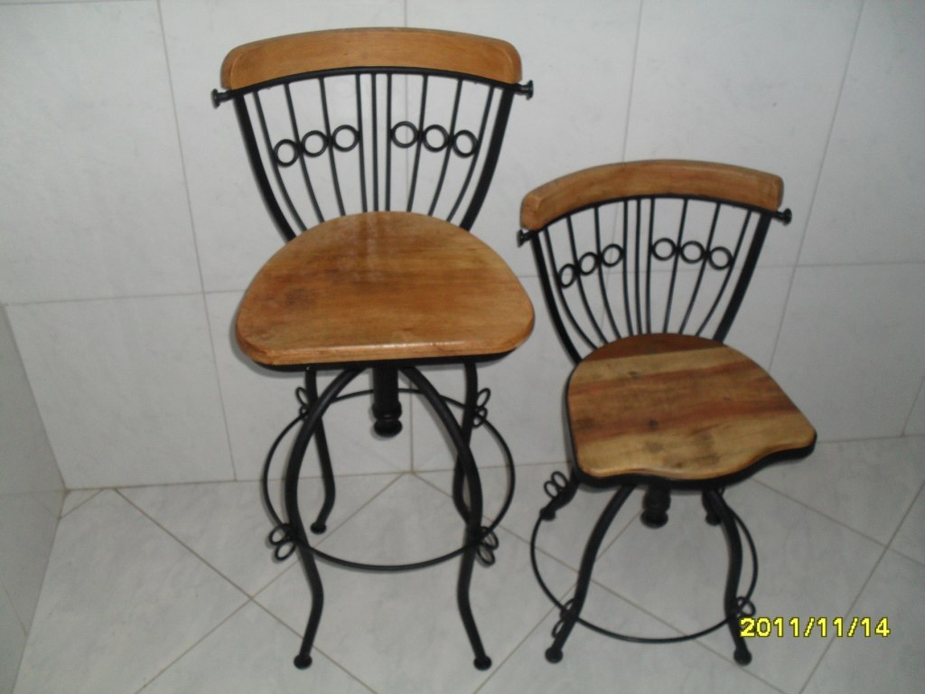 Banqueta Bistr u00f4 Madeira e Ferro ComArtes Comercio de Moveis, Lustres e Decoraç u00e3o Elo7 Armario Escritorio ~ Banqueta Bistr u00f4 Madeira e Ferro ComArtes Comercio de Moveis, Lustres e Decoraç u00e3o Elo7