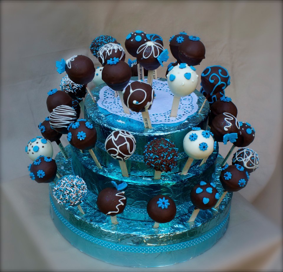 Pop Cake Granulado Rosa E Azul Pop Cake Granulado Rosa E Azul
