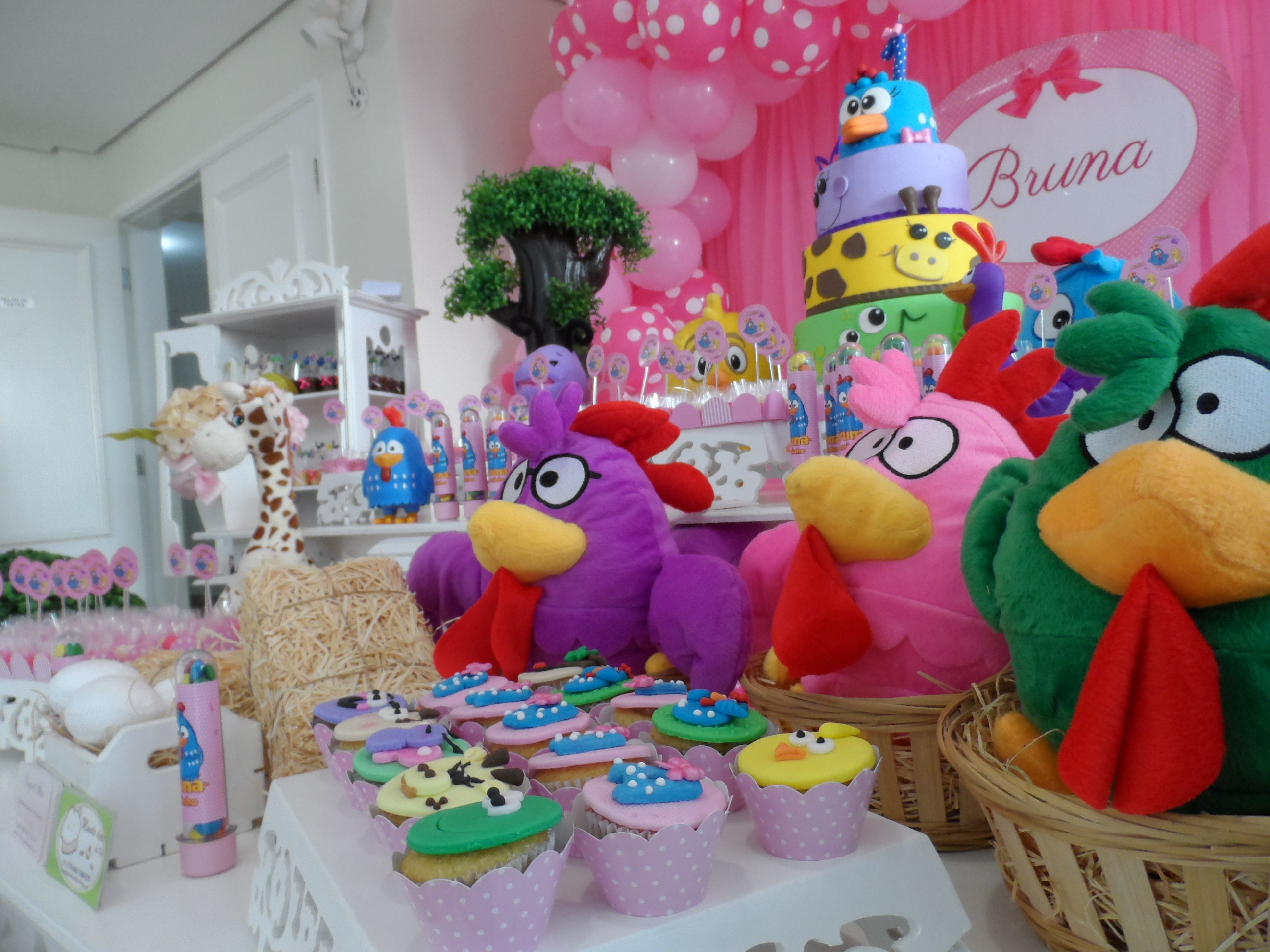 Decoraç u00e3o Galinha Pintadinha Oficina Festas Eventos Elo7 -> Decoração De Festa Galinha Pintadinha Rosa Decoraç u00e3o Galinha Pintadinha Oficina Festas Eventos Elo7 -> Decoração De Festa Galinha Pintadinha Rosa
