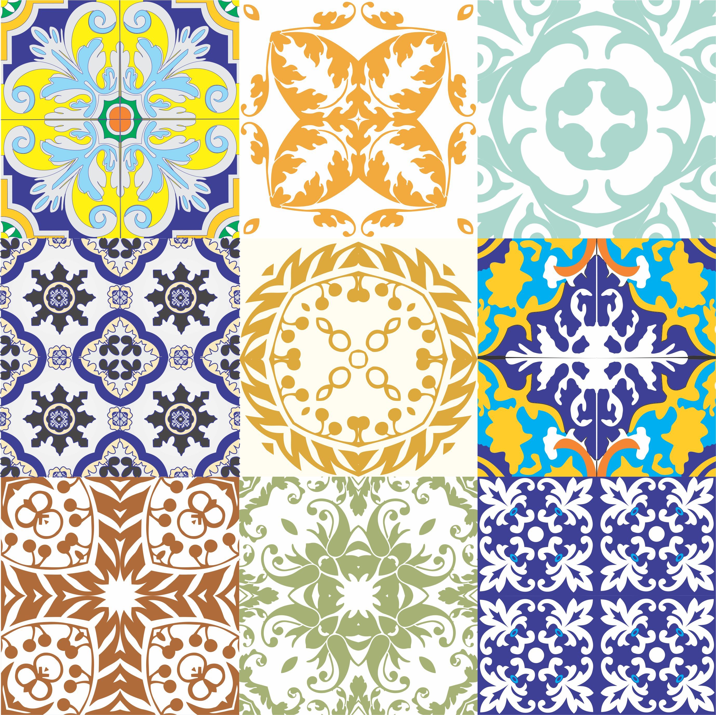Kit Adesivo Azulejo Antigo Frete Grátis On The UAU Adesivo De Azulejo Cozinha Vintage ~ Kit Adesivo Azulejo Antigo Frete Grátis On The UAU