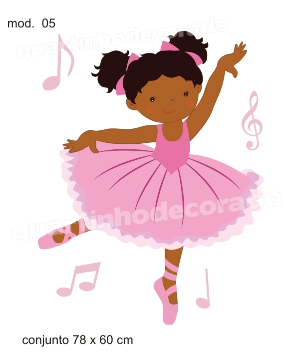 adesivo bailarina modelo 05 no elo7 quartinhodecorado 36c05d