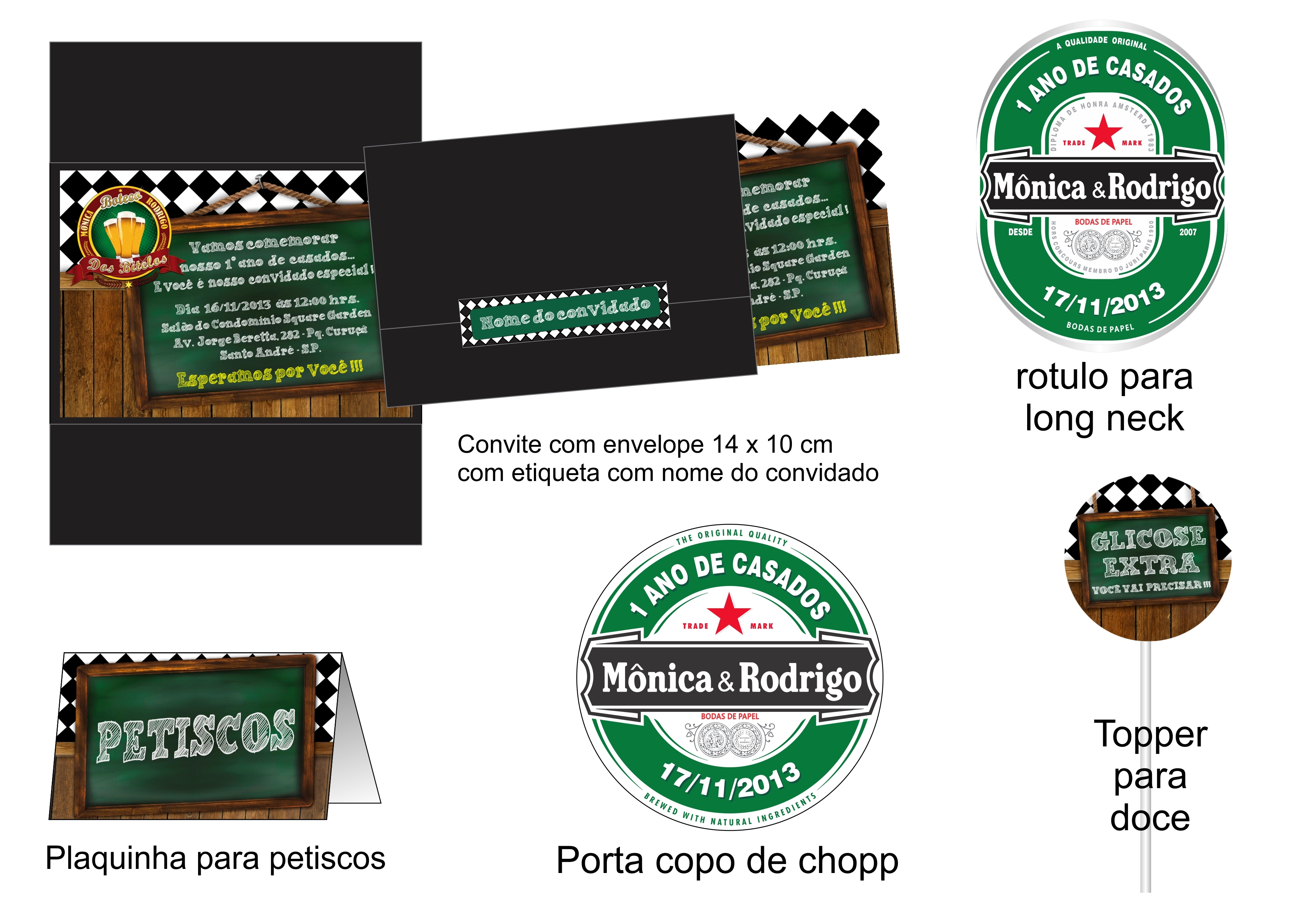 KIT PARA FESTA BOTECO Papelarte Personalizados Elo7 Aparador Madeira Branco ~ KIT PARA FESTA BOTECO Papelarte Personalizados Elo7