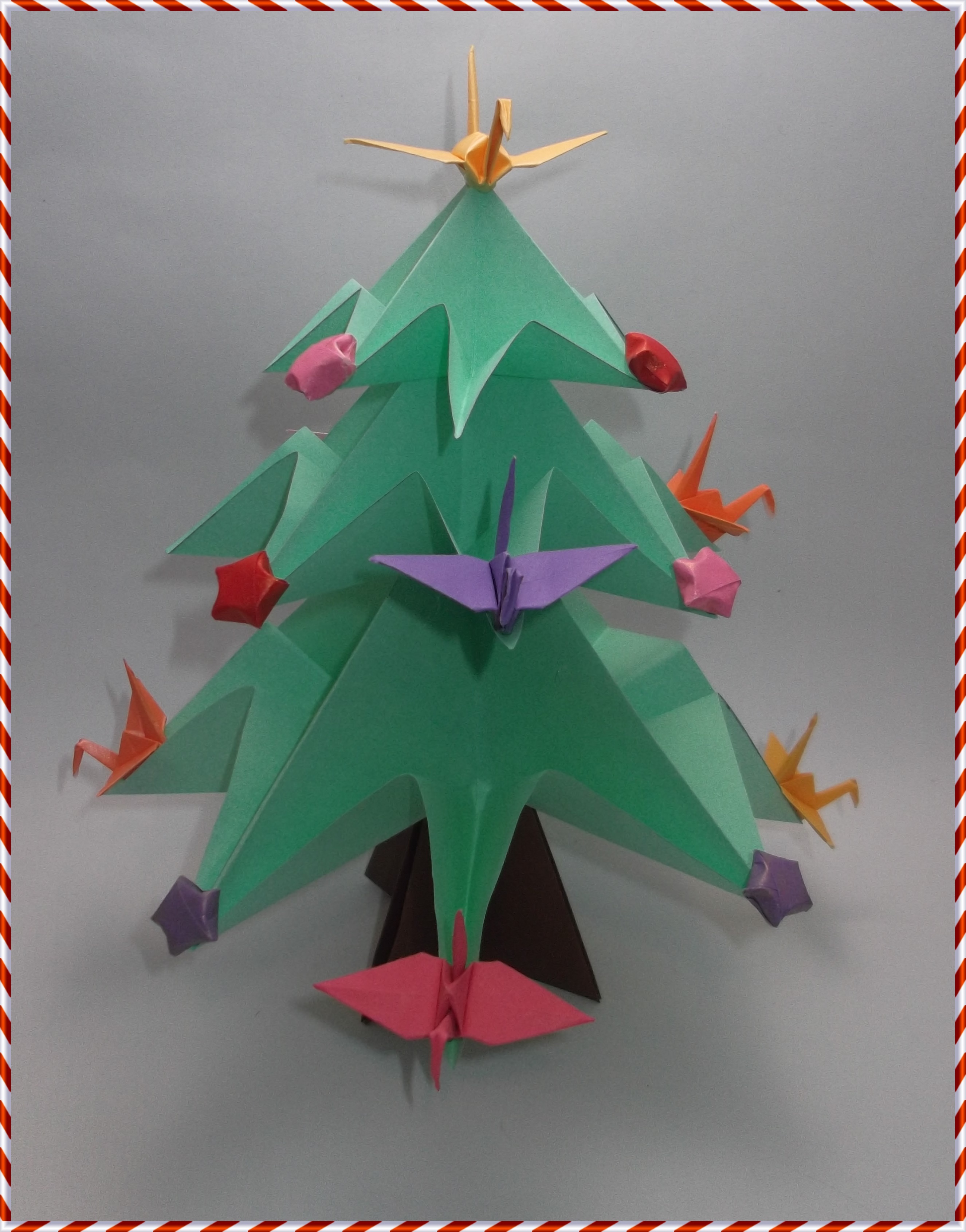 Árvore de natal de Origami | Art Omura | Elo7