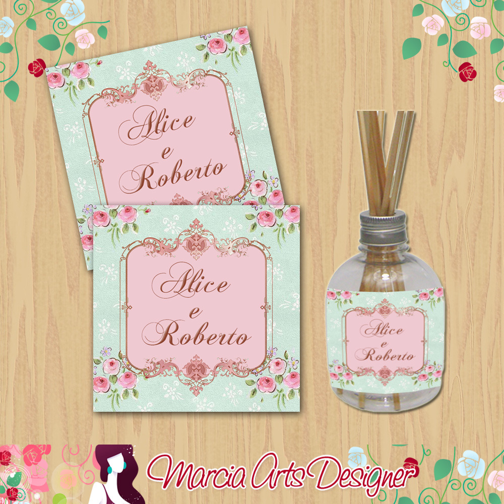 Rótulo adesivo para difusor de ambiente Marcia Arts Designer Elo7 Aparador Sala De Jantar ~ Rótulo adesivo para difusor de ambiente Marcia Arts Designer Elo7