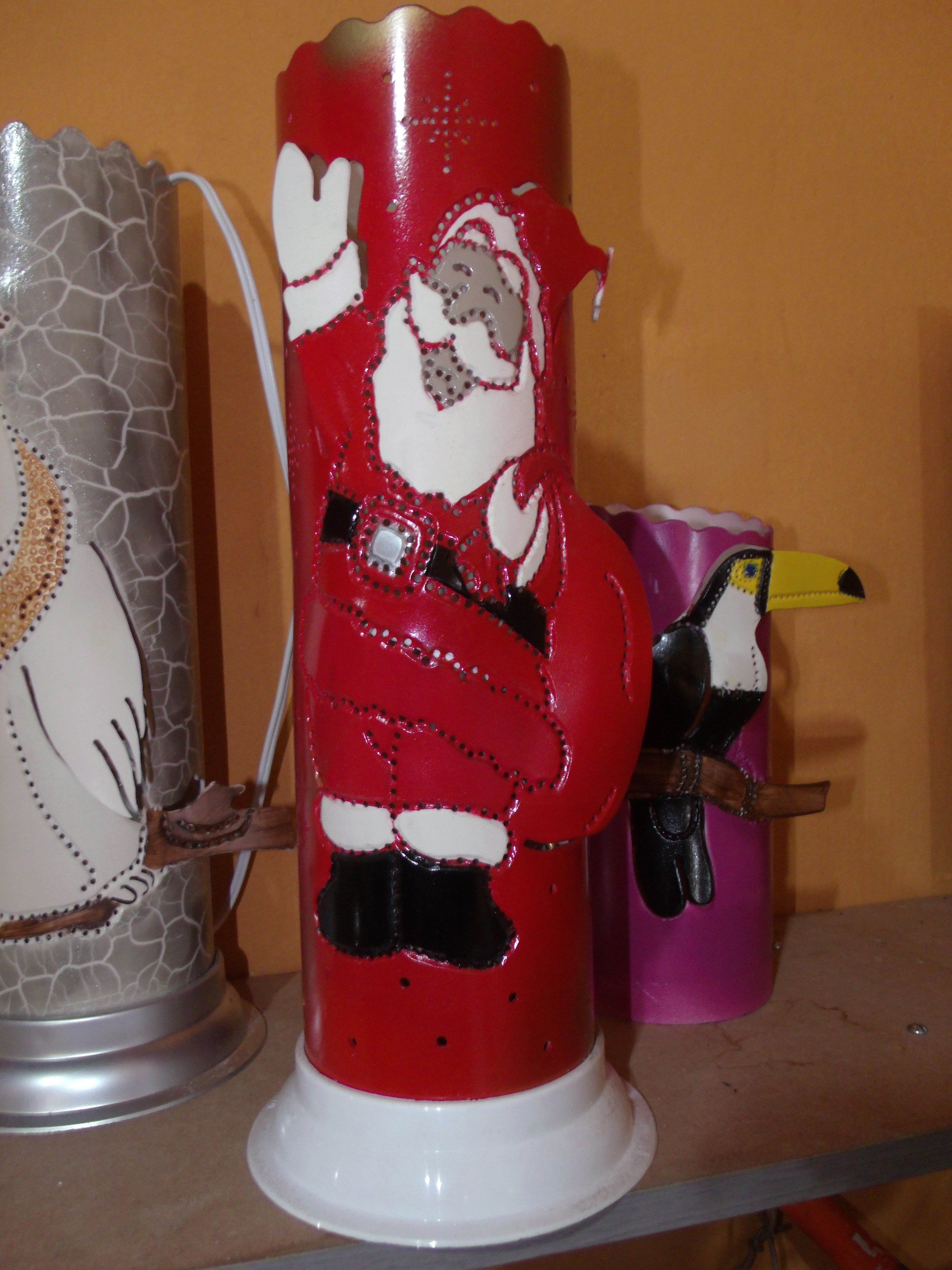Luminária Papai Noel A R P LUMINÁRIAS EM PVC Elo7 Adesivo De Parede Infantil Masculino ~ Luminária Papai Noel A R P LUMINÁRIAS EM PVC Elo7