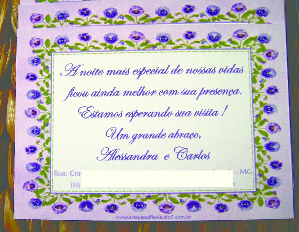 cartoes de agradecimento