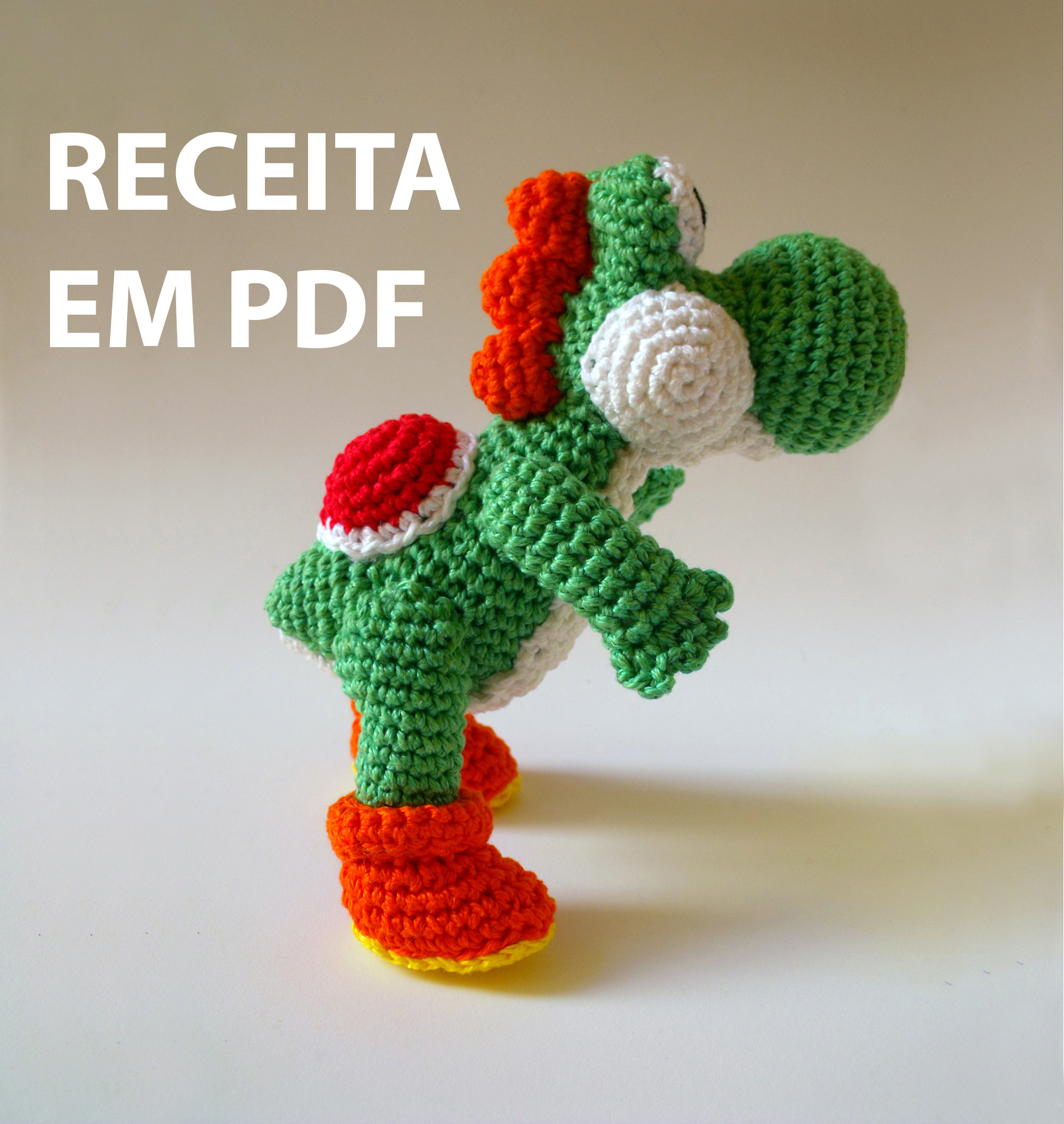 Receita para download - Yoshi Amigurumi Icedeb Elo7