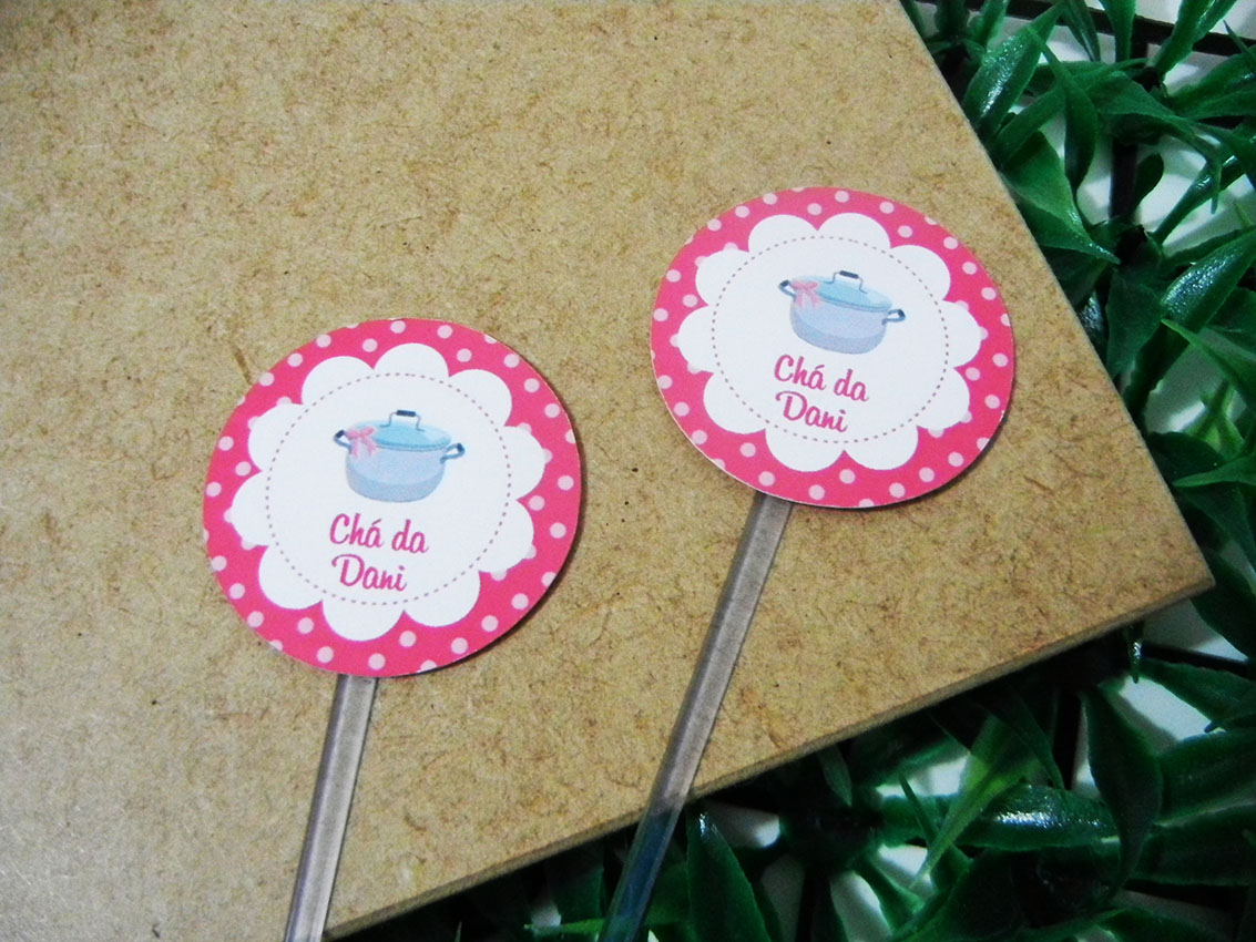 Topper Chá de Cozinha simples Personaliza Festa Elo7 # Decoracao Cha De Cozinha Simples Topper Chá de Cozinha simples Personaliza Festa Elo7 # Decoracao Cha De Cozinha Simples