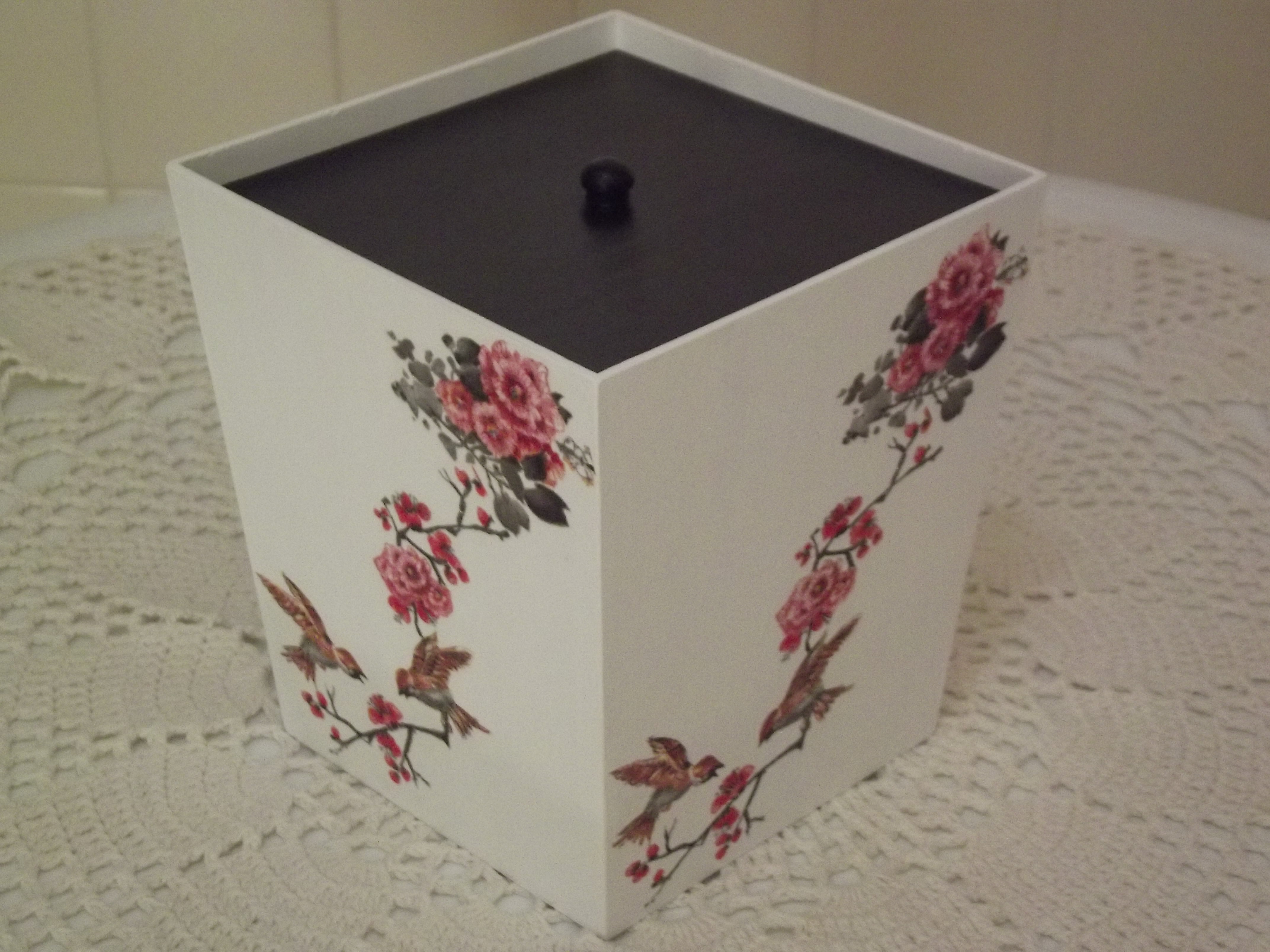 Lixeira para banheiro Ded u00ea Artes Elo7 Artesanato Fortaleza Comprar ~ Lixeira para banheiro Ded u00ea Artes Elo7