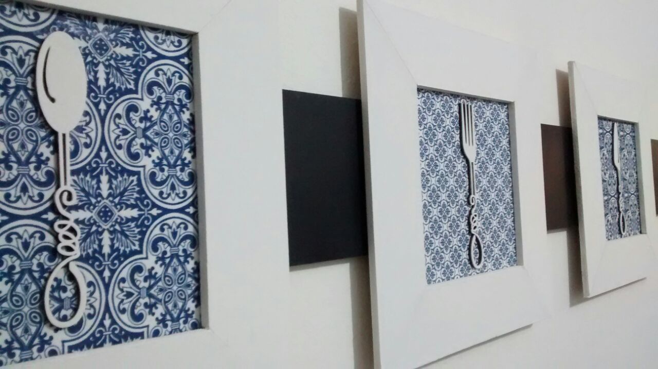 Quadros para cozinha Erika com K Elo7 Distancia Entre Aparador Y Espejo ~ Quadros para cozinha Erika com K Elo7