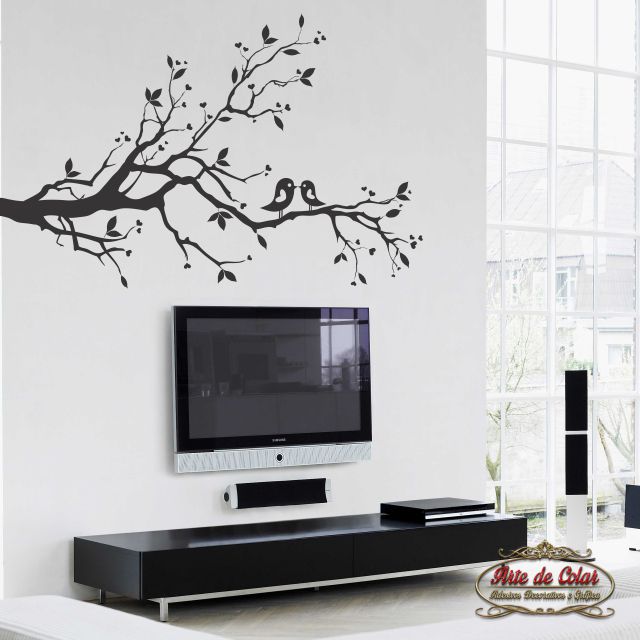 Adesivo de ParedeÁrvore 05 Arte de Colar Adesivos Decorativos Elo7 Aparador Wahl É Bom ~ Adesivo de ParedeÁrvore 05 Arte de Colar Adesivos Decorativos Elo7