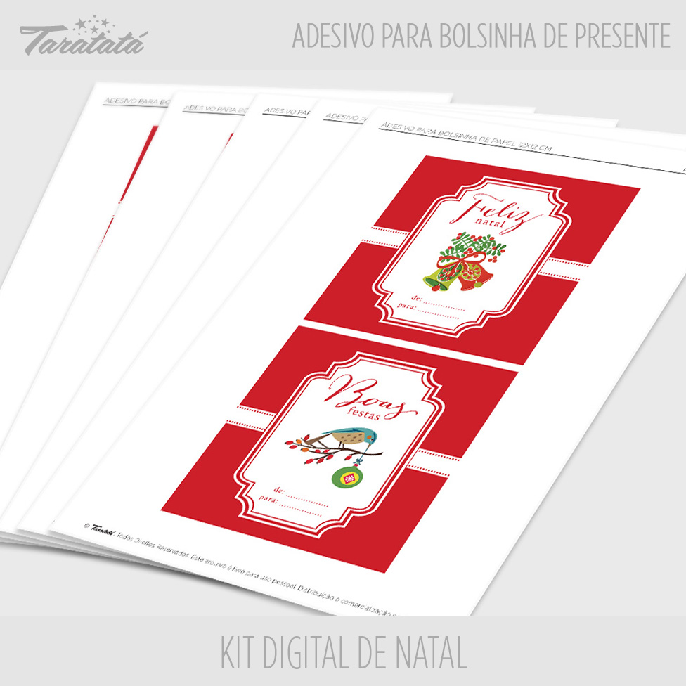 Adesivo para Sacolinha de Natal Taratatá Papelaria Personalizada Elo7 Armario Locker Metalico ~ Adesivo para Sacolinha de Natal Taratatá Papelaria Personalizada Elo7
