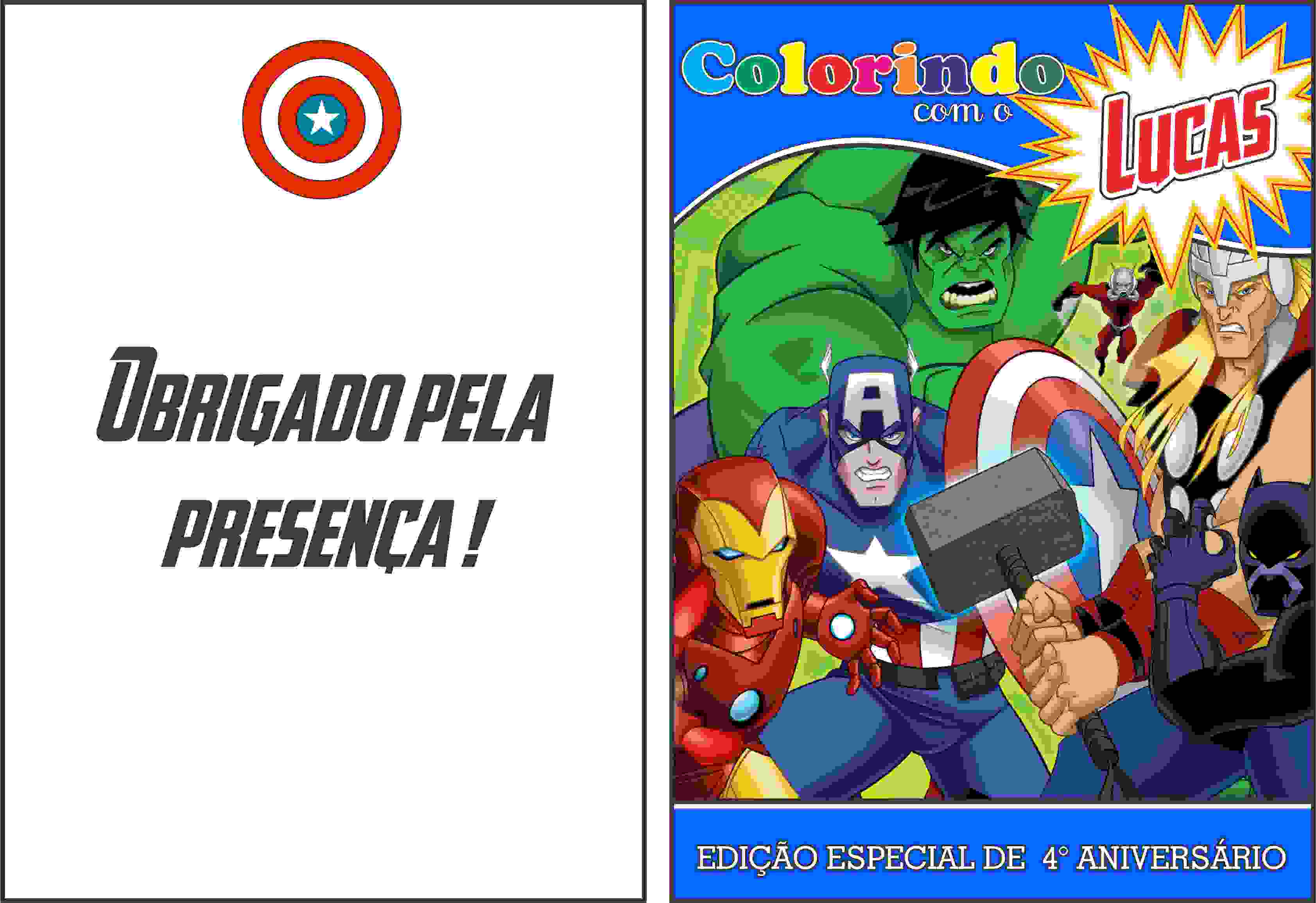 livro de colorir e ativid os vingadores elo7