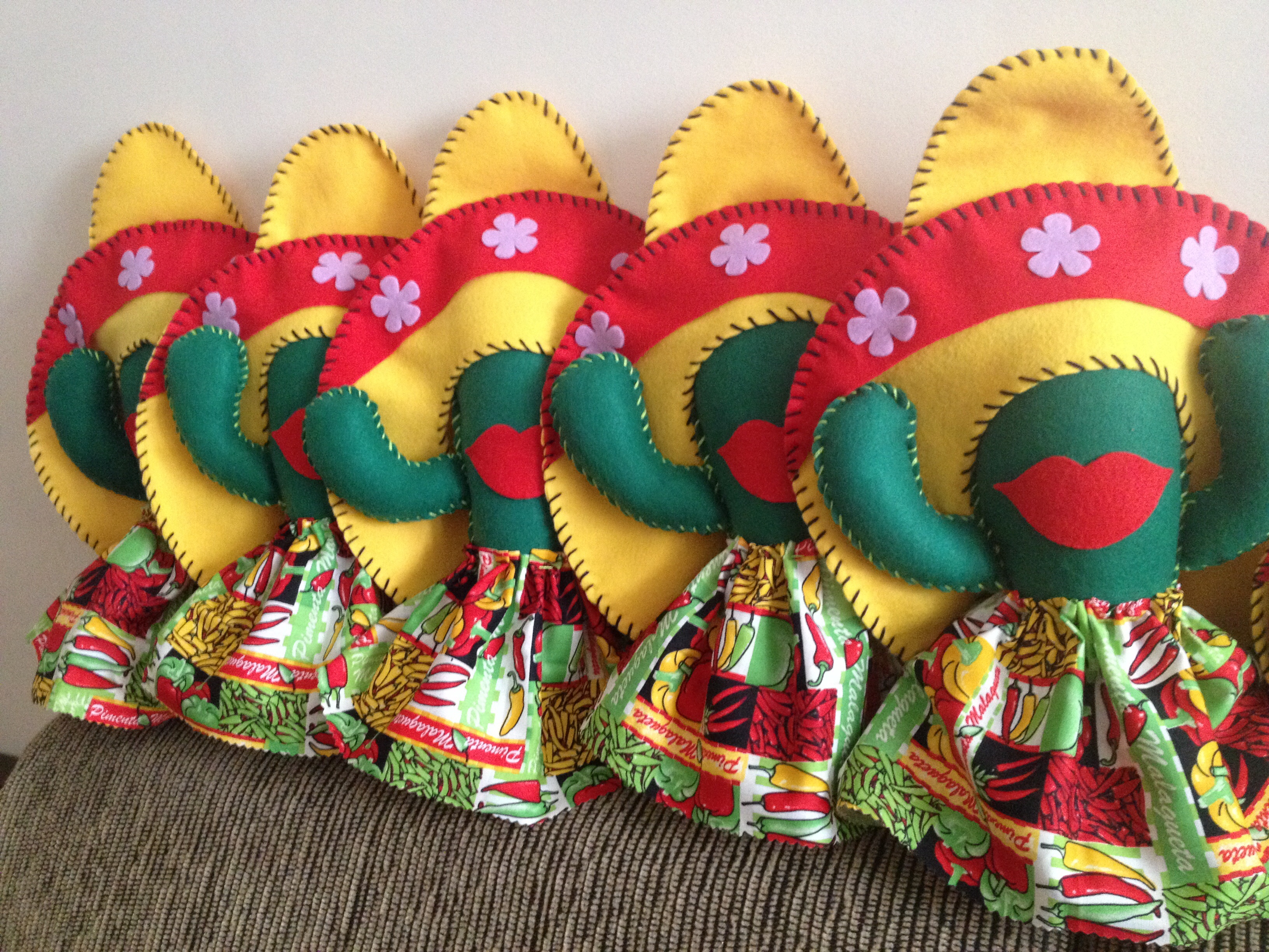 Cactus Mexicanos em Feltro Babum Babum Elo7 Artesanato Nordeste Brasil ~ Cactus Mexicanos em Feltro Babum Babum Elo7