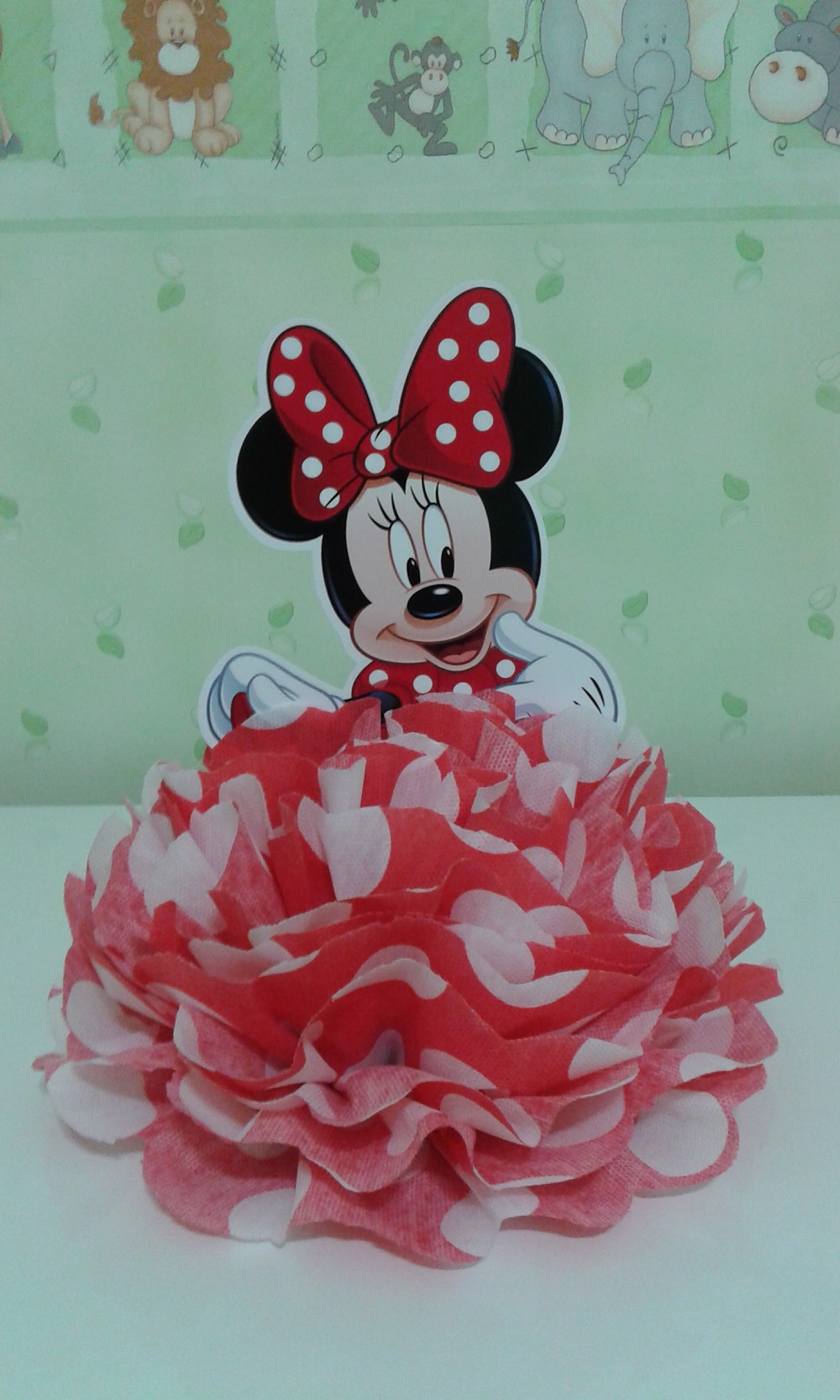 Enfeite de Mesa Minnie Vermelha MoniArt Artigos para Festa e Enfeite de Mesa Minnie Vermelha MoniArt Artigos para Festa e
