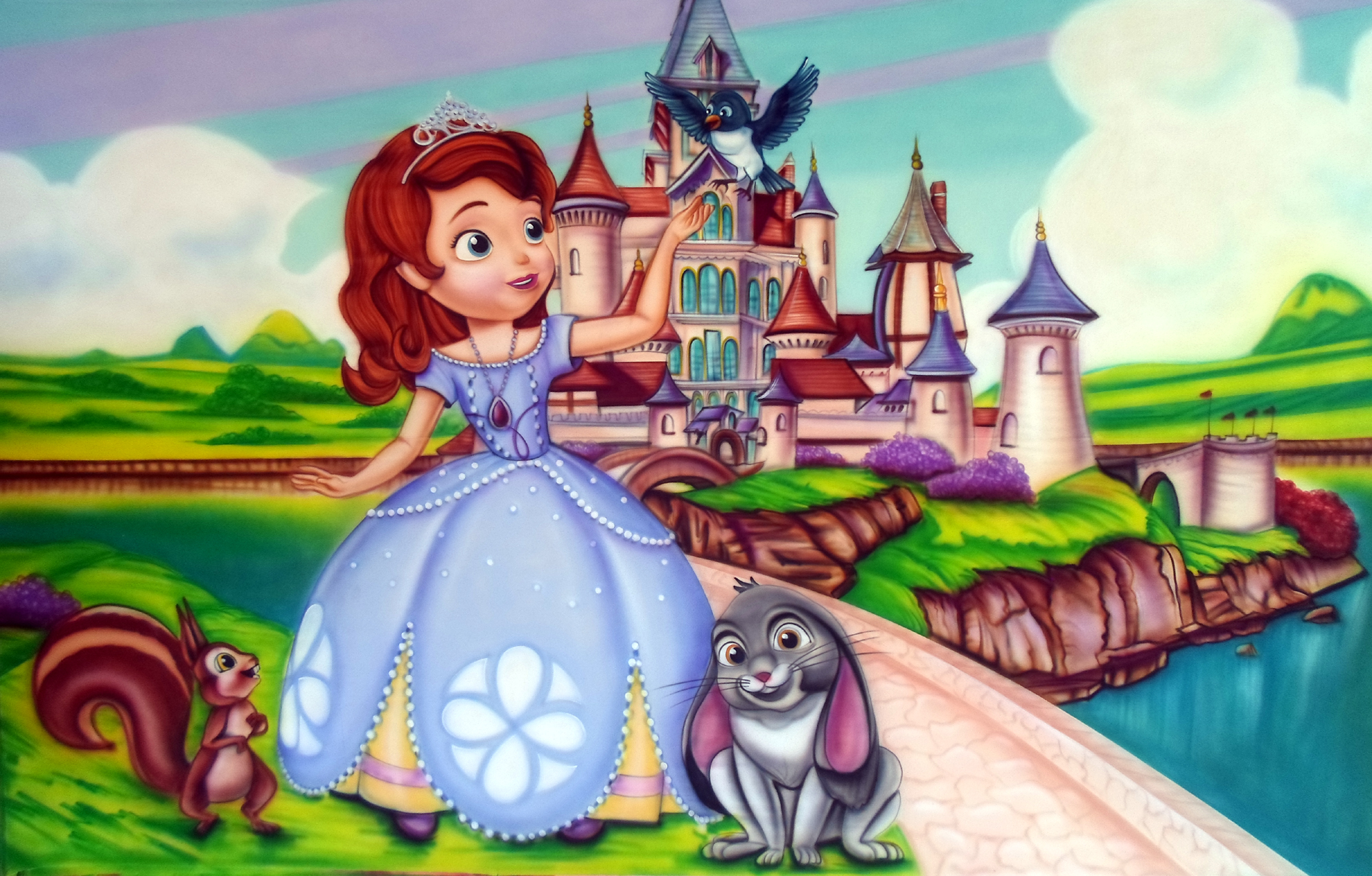 painel princesinha sofia no elo7 clim festas 55d0d1