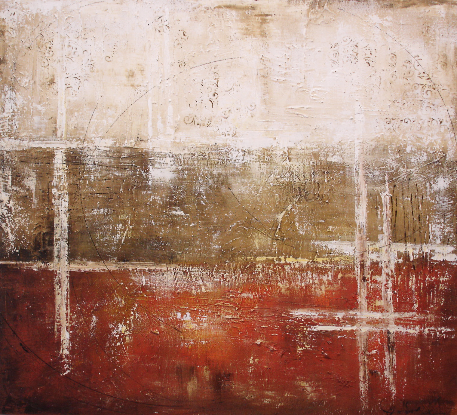 Telas abstratas com textura