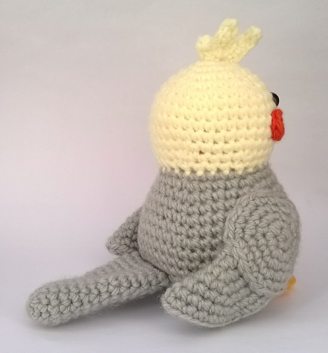 Kali Calopsita em Amigurumi Mucau Amigurumi Elo7