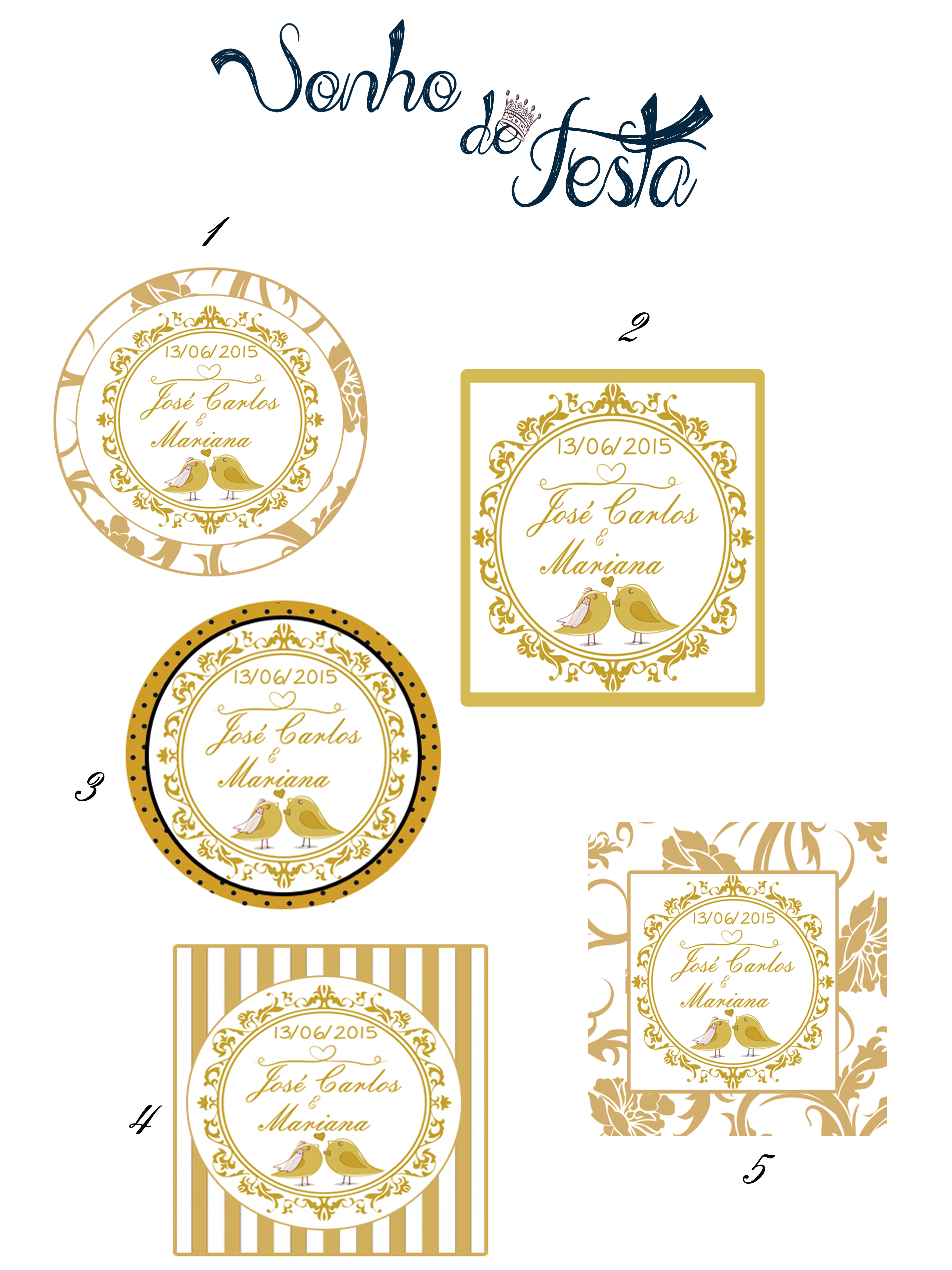 Adesivos para lembrancinha casamento Sonho de Festa Bhz Elo7 Artesanato Recife Antigo ~ Adesivos para lembrancinha casamento Sonho de Festa Bhz Elo7