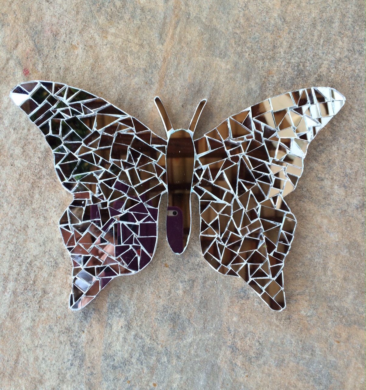 borboleta em mosaico elo7
