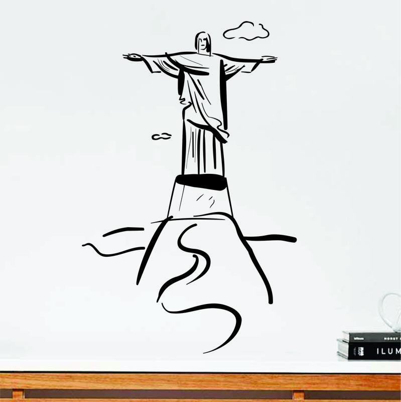 adesivo para parede cristo redentor no elo7 adesivos dicolar 5896b7