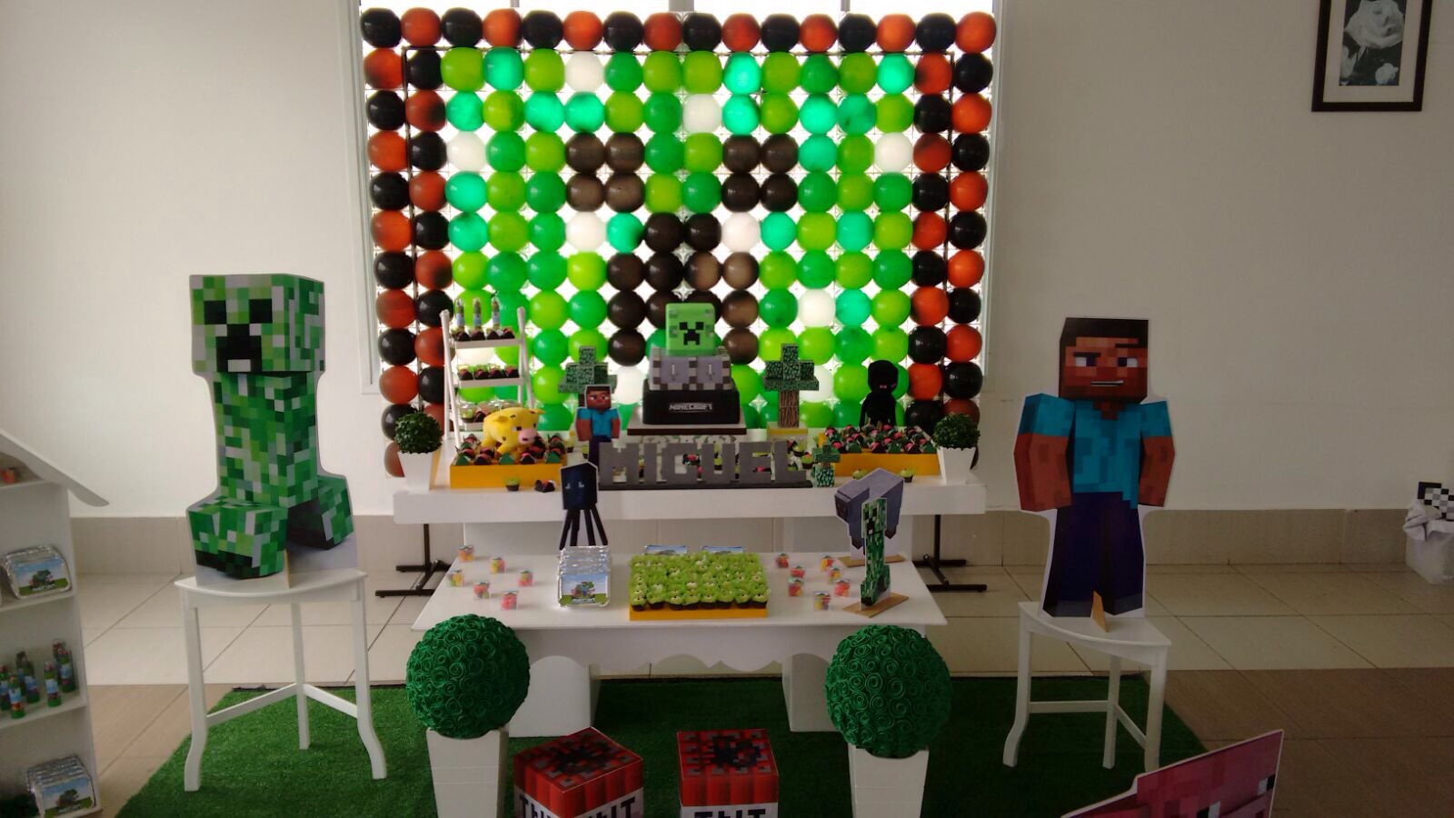 Decoração Minecraft aluguel Mimos de Aninha Elo7 -> Decoracao De Banheiro No Minecraft Decoração Minecraft aluguel Mimos de Aninha Elo7 -> Decoracao De Banheiro No Minecraft