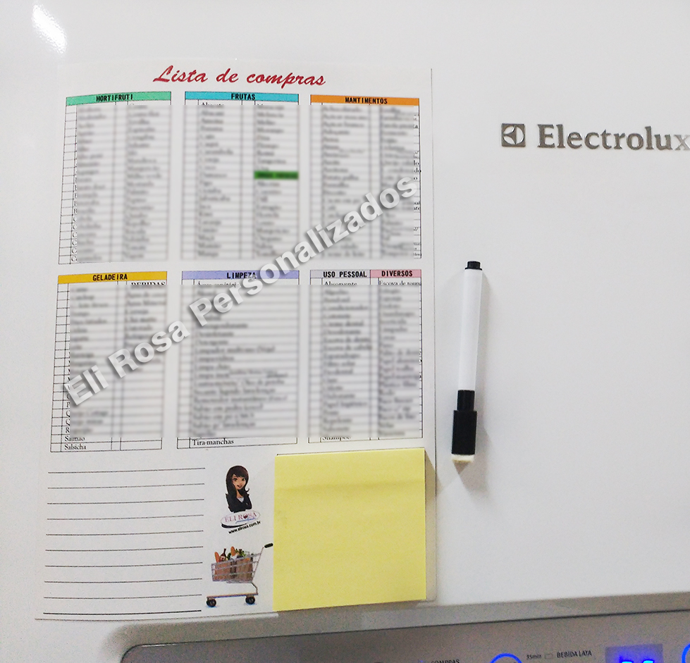 lista de compras de supermercado