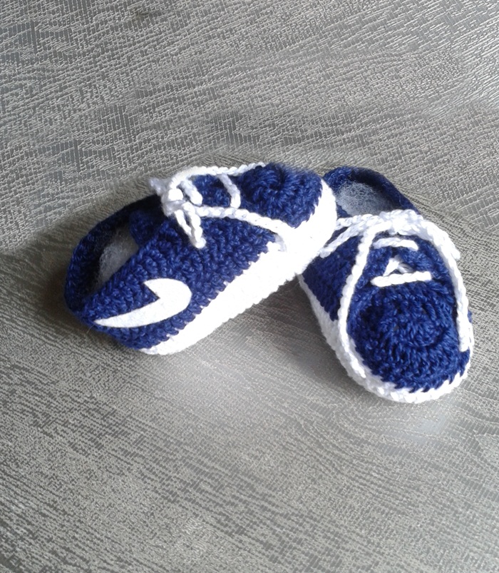 tenis de croche para bebe masculino