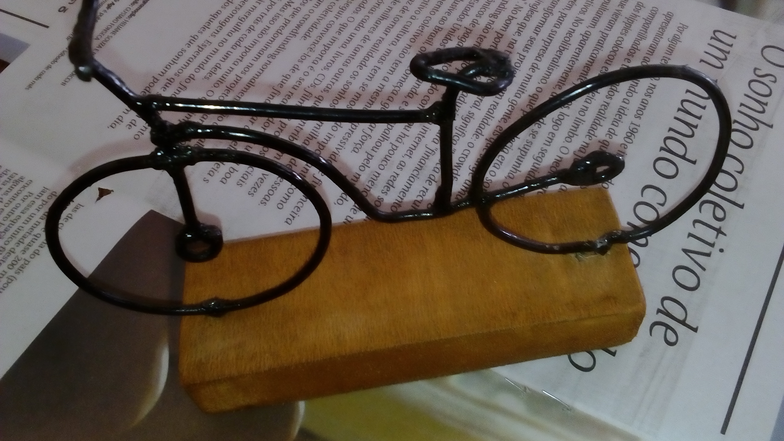 Bicicleta de arame Ismar artesanatos Elo7 Aparador De Foco Jugui ~ Bicicleta de arame Ismar artesanatos Elo7