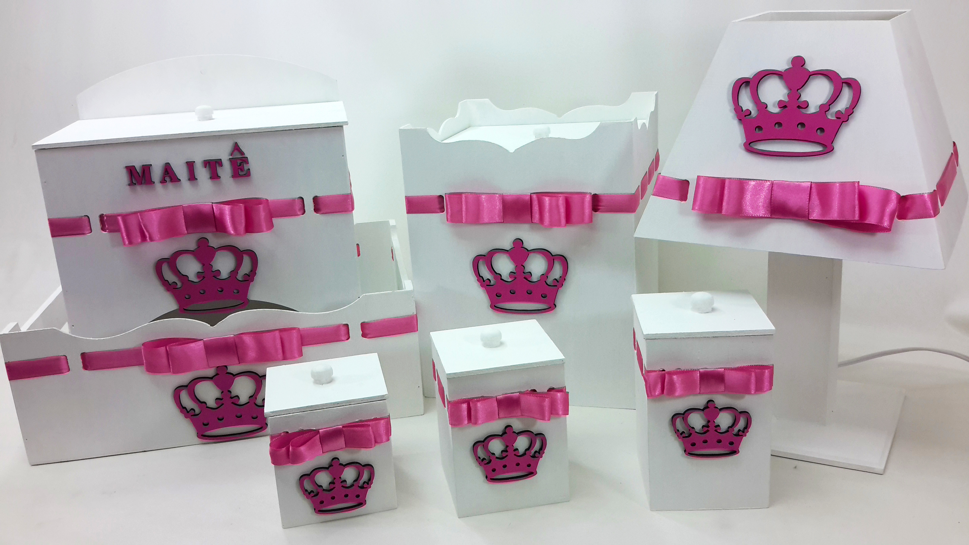 Kit Higiene Beb u00ea em MDF EH Ateli u00ea Elo7 # Como Decorar Kit Higiene Bebe Com Tecido Kit Higiene Beb u00ea em MDF EH Ateli u00ea Elo7 # Como Decorar Kit Higiene Bebe Com Tecido