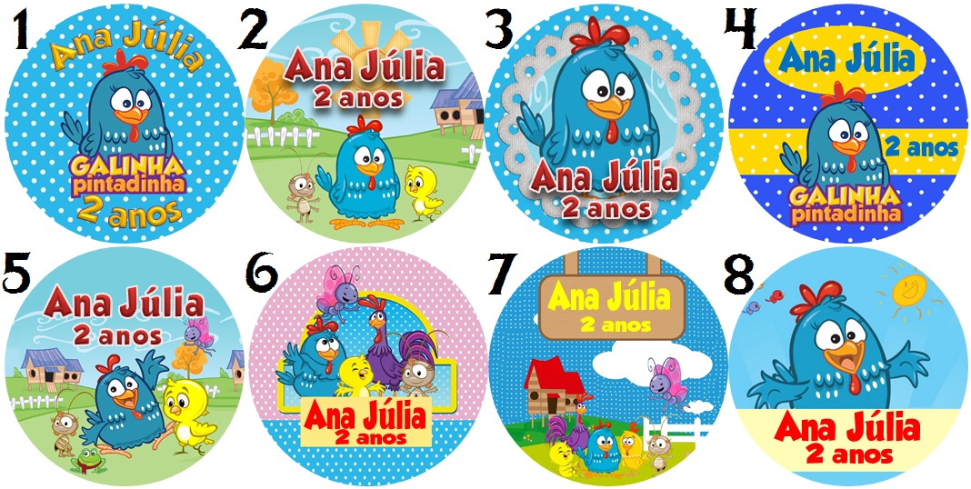 Adesivo ou cromo Galinha pintadinha Eloarts Festejando com Personalidade Elo7 Aparador Espelhado ~ Adesivo ou cromo Galinha pintadinha Eloarts Festejando com Personalidade Elo7