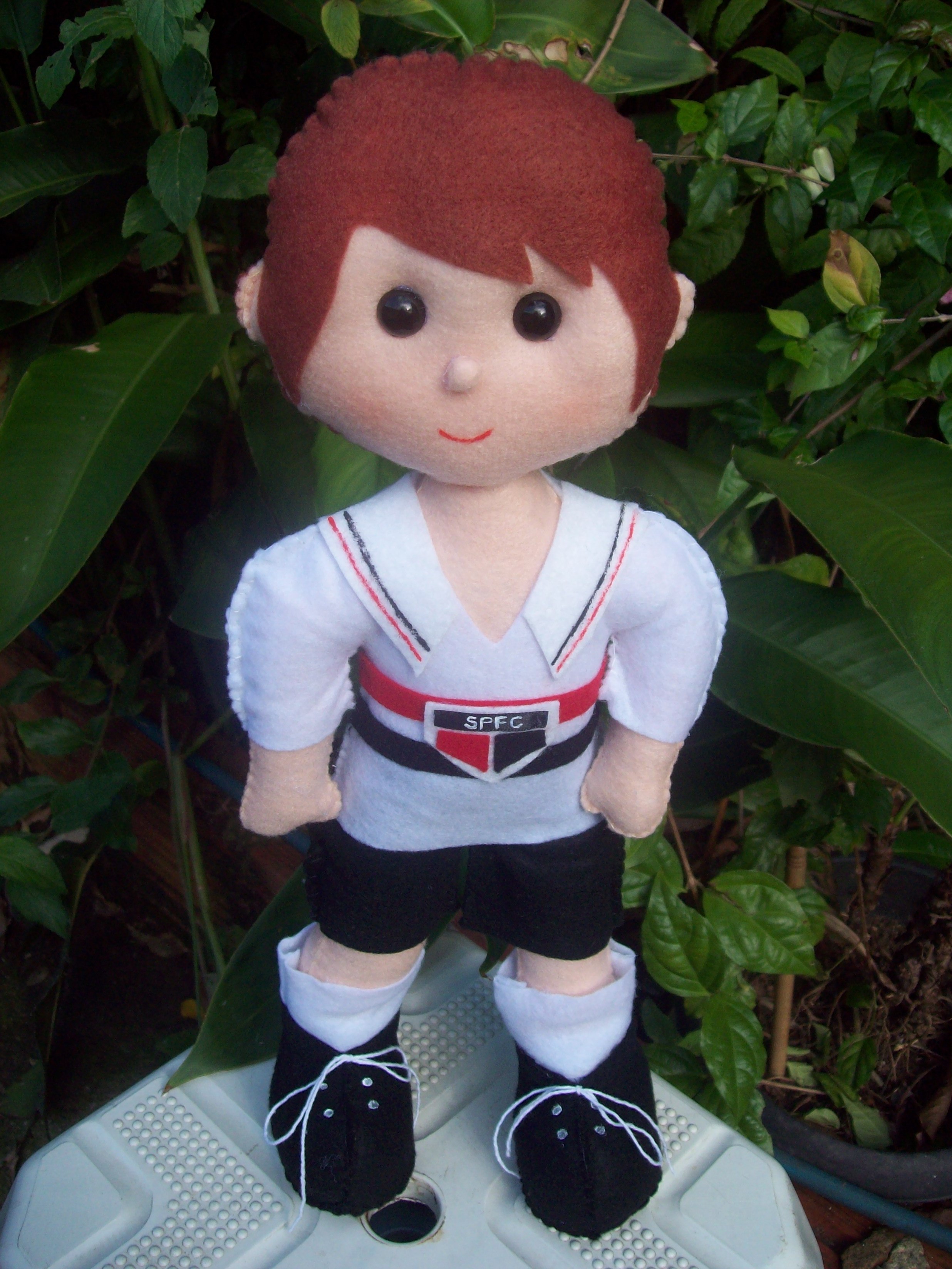 JOGADOR DE FUTEBOL EM FELTRO Art s da Hel u00f4 Elo7 Artesanato Lembrancinhas Passo A Passo ~ JOGADOR DE FUTEBOL EM FELTRO Art s da Hel u00f4 Elo7