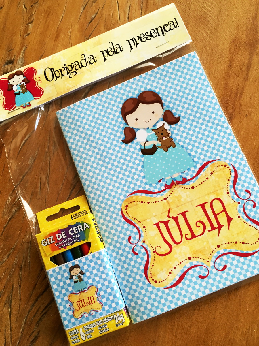 Livro para lembrança Mágico de Oz no Elo7 | Design
