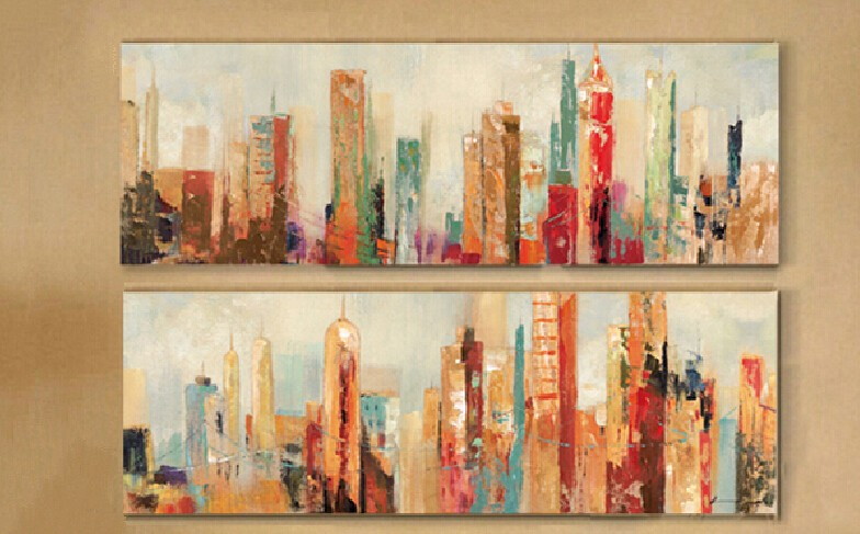 Pintura abstrato em tela